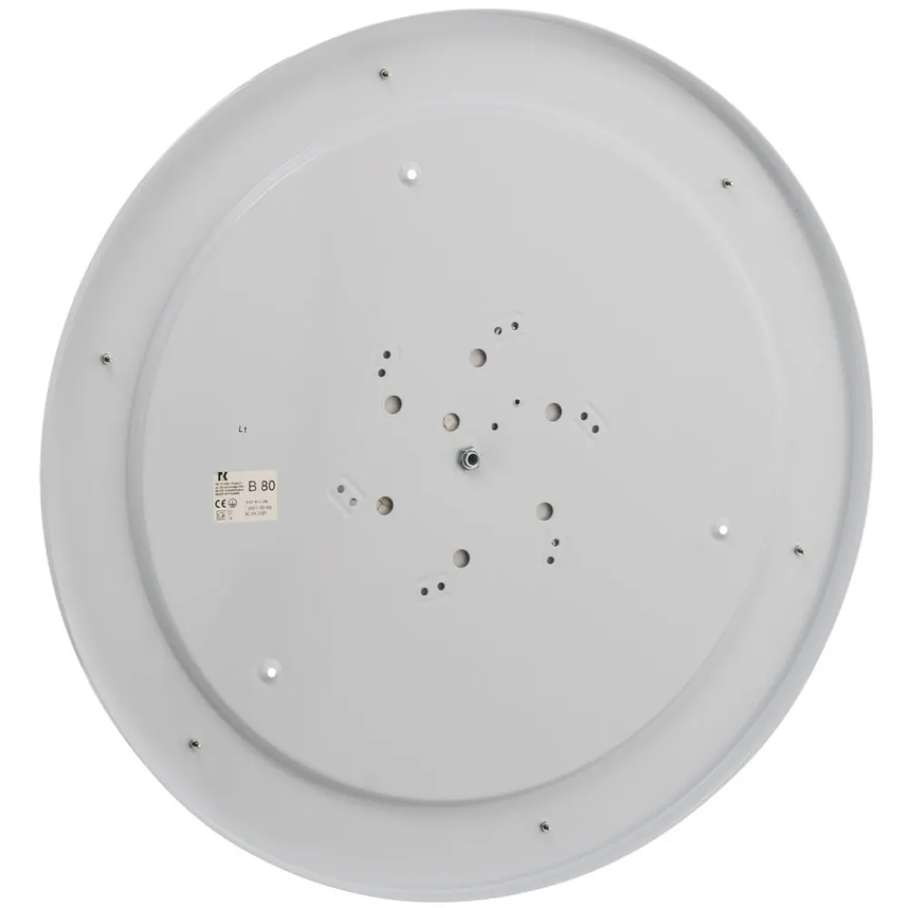 TK Lighting Taklampe Kantoor New, Ø 88 cm, grå| Taklamper