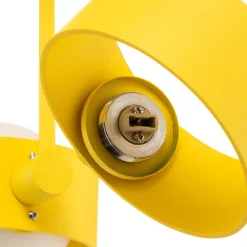 Argon Taklampe Mado i stål, gul, 2 lyskilder Discount