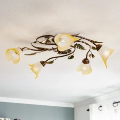 ONLI Taklampe Miranda med 5 lyskilder, bronse Best