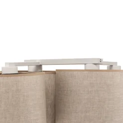 TK Lighting Taklampe Mona Nature, 4 lyskilder, naturfarget lin| Design- Og Hotellbelysning|Taklamper