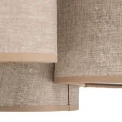 TK Lighting Taklampe Mona Nature, 4 lyskilder, naturfarget lin| Design- Og Hotellbelysning|Taklamper