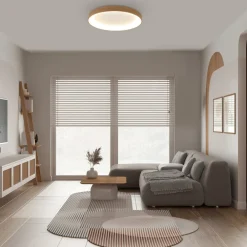 Mantra Iluminación Taklampe Niseko II CCT fjernkontroll Ø50cm trefarget| Taklamper