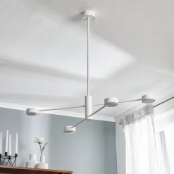 Nowodvorski Lighting Taklampe Orbit IV, hvit, 4 lyskilder| Design- Og Hotellbelysning