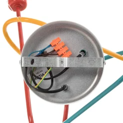 HELAM Taklampe Oxford med 3 lyskilder, oransje/rød/turkis Outlet