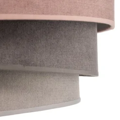 Duolla Taklampe Pastell Trio Ø 45 cm rosa/grå/lys grå| Design- Og Hotellbelysning|Taklamper