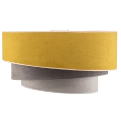 Duolla Taklampe Pastell Trio Ø 60 cm sennep/grå/lys grå