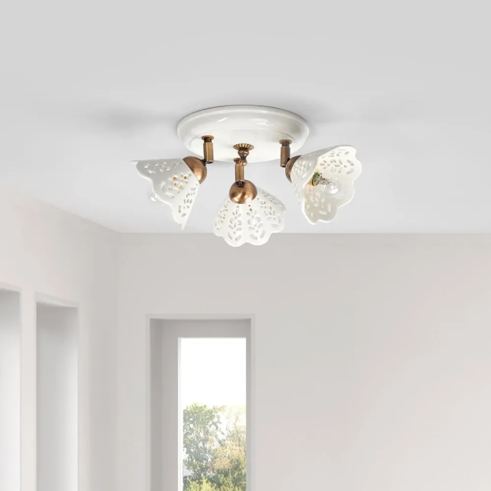 Ceramiche Taklampe Portico 3 lyskilder| Design- Og Hotellbelysning|Taklamper