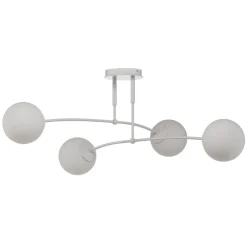 EMIBIG LIGHTING Taklampe Pregos 4, 4 lyskilder, hvit