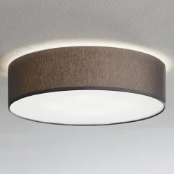 TK Lighting Taklampe Rondo, grå Ø 45 cm