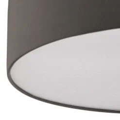 TK Lighting Taklampe Rondo, grå Ø 45 cm