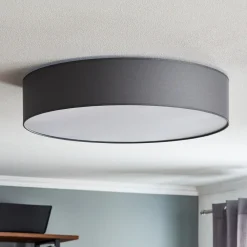 TK Lighting Taklampe Rondo, grå Ø 60 cm Sale