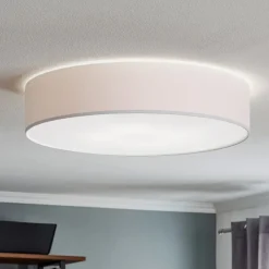 TK Lighting Taklampe Rondo, hvit Ø 60 cm| Taklamper