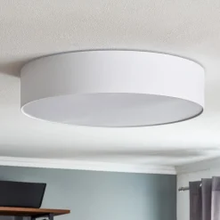 TK Lighting Taklampe Rondo, hvit Ø 60 cm| Taklamper