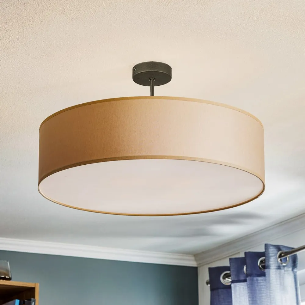 TK Lighting Taklampe Rondo med avstandsstykke, krem Ø 60 cm Clearance