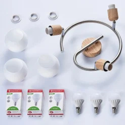 Lindby Taklampe Svenka, 3 lyskilder, sirkel| Spotter I Tak