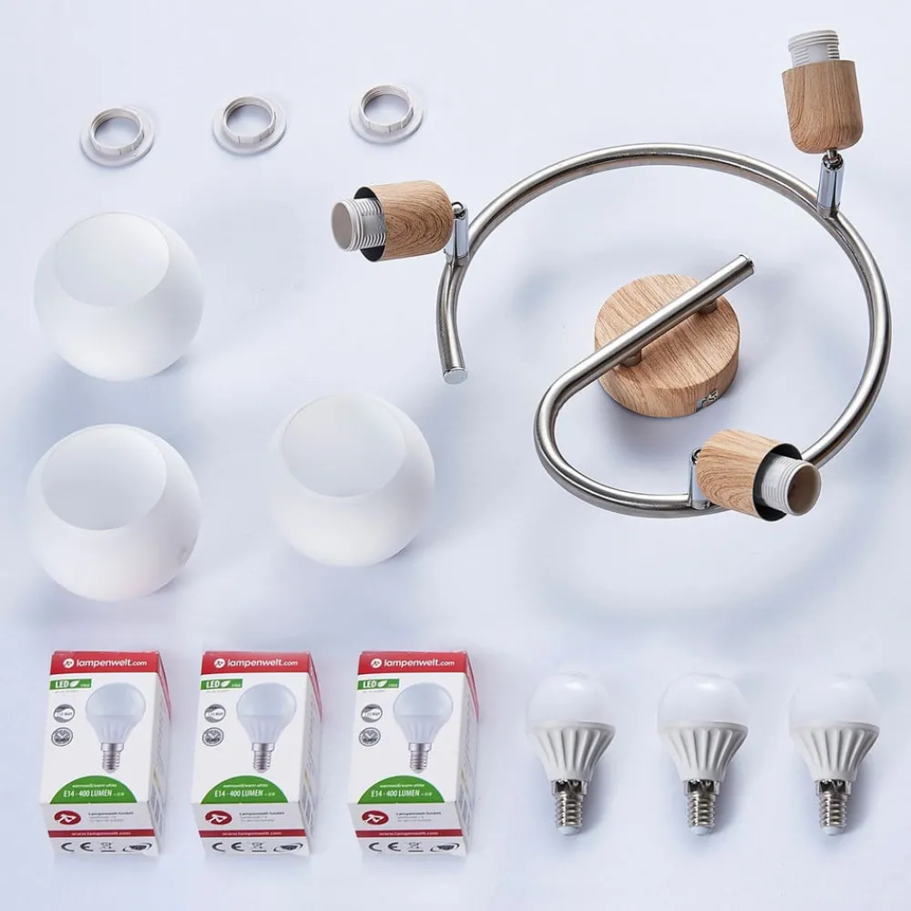 Lindby Taklampe Svenka, 3 lyskilder, sirkel| Spotter I Tak