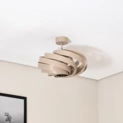 Euluna Taklampe Vento, beige, Ø 50 cm Sale