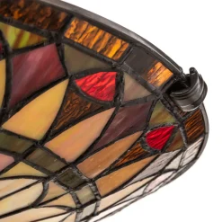 QUOIZEL Taklampe West End i Tiffany-stil Online