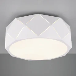 Trio Lighting Taklampe Zandor med hvit skjerm Clearance