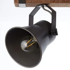 Brilliant Takspot Plow, svart/mørkt tre Hot