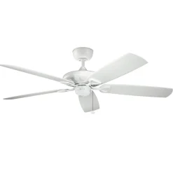 KICHLER Takventilator Kevlar 60 IP44, hvit, Ø 152 cm Hot