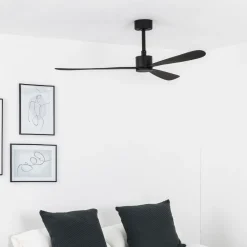 FARO BARCELONA Takvifte Amelia, DC-motor, 3 blad, svart New