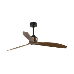 FARO BARCELONA Takvifte Copper med fjernkontroll, valnøtt| Takvifter|Takvifter Med Lys Og Fjernkontroll