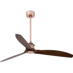 FARO BARCELONA Takvifte Just Fan kobber valnøtt| Moderne Takvifter|Takvifter Med Lys Og Fjernkontroll