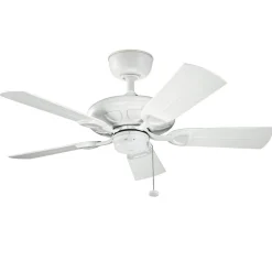 KICHLER Takvifte Kevlar 42 IP44, hvit, Ø 107 cm| Takvifter|Takvifter Uten Lys