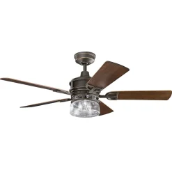 KICHLER Takvifte Lyndon, IP23| Takvifter|Takvifter Med Lys Og Fjernkontroll