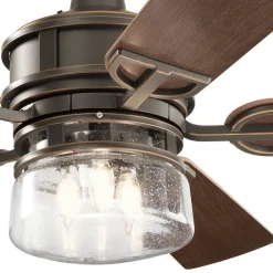 KICHLER Takvifte Lyndon, IP23| Takvifter|Takvifter Med Lys Og Fjernkontroll