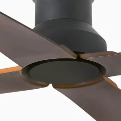 FARO BARCELONA Takvifte Winche M, IP44, utendørs, wenge| Takvifter|Takvifter Med Lys Og Fjernkontroll