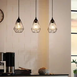EGLO Tarbes - pendellampe i vintagedesign, 3 lyskilder Clearance