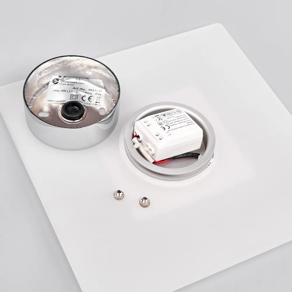 Lindby Tarja - kantet LED-taklampe Clearance