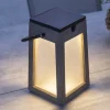 Les Jardins Tecka LED-solcellelykt, bærbar, Duratek 25 cm Discount