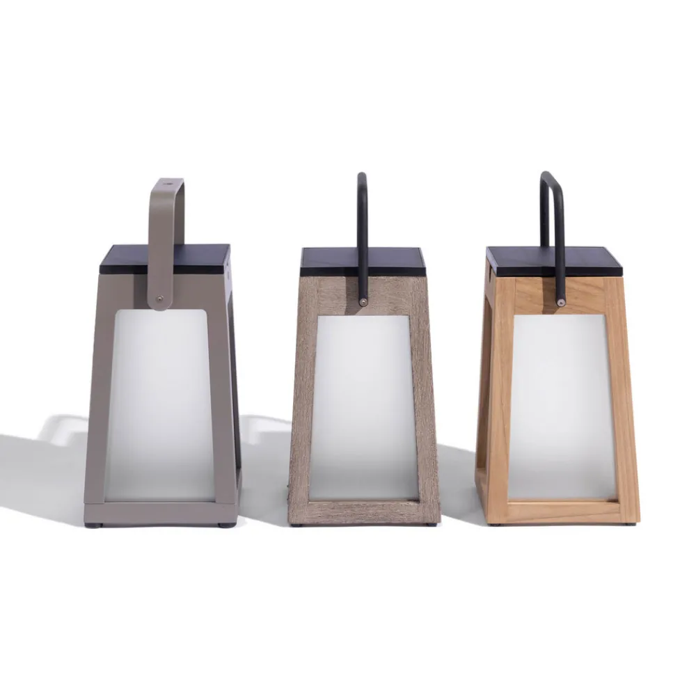 Les Jardins Tecka LED-solcellelykt, bærbar, Duratek 25 cm Discount