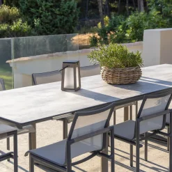 Les Jardins Tecka LED-solcellelykt, bærbar, Duratek 25 cm Discount