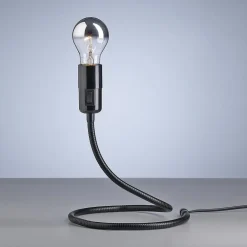 TECNOLUMEN Lightworm bordlampe, svart| Kontorbelysning|Bordlamper