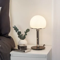 TECNOLUMEN Wagenfeld WA23SW, svart fot Best