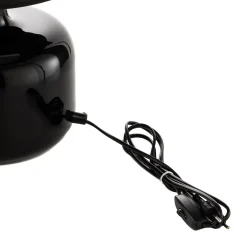 Argon Tekstil bordlampe Bodo, svart-gull| Bordlamper