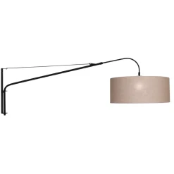 Steinhauer Tekstil-vegglampe Elegant Classy svart/gjørme Best