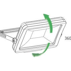 Theben theLeda B20L utendørs LED-spot, svart| Utespotter