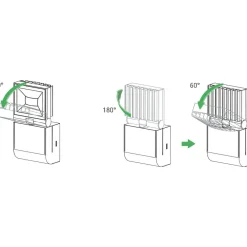 Theben theLeda S10L spot, 1 lyskilde, svart| Utespotter