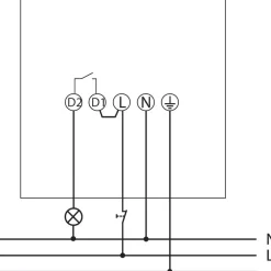 Theben theLuxa P220 PIR-bevegelsessensor hvit Sale