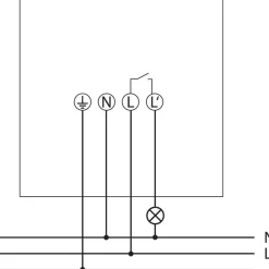 Theben theLuxa R180 PIR-bevegelsessensor hvit Clearance