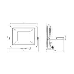 Theben utendørs LED-spot theLeda B100L W, svart, 3000K| Utespotter