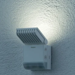 Theben utendørs LED-vegglampe theLeda S8-100, hvit, sensor Sale