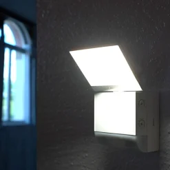 Theben utendørs LED-vegglampe theLeda S8-100, hvit, sensor Sale