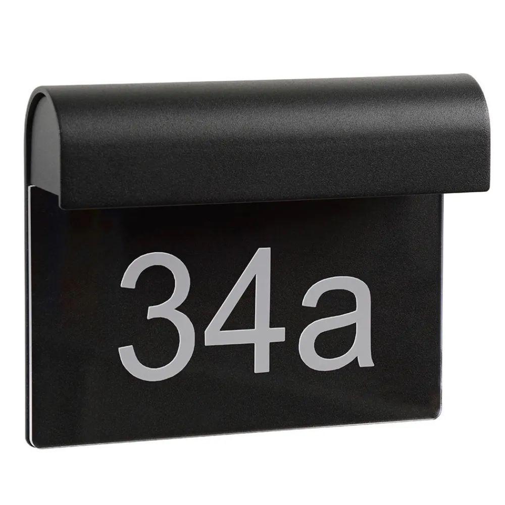 Lucide Thesi LED husnummerlampe, svart Online