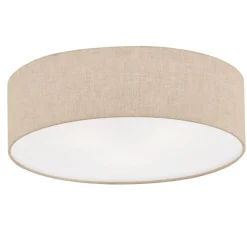 FISCHER & HONSEL Thor taklampe i tekstil, sand, Ø 40 cm| Design- Og Hotellbelysning|Taklamper